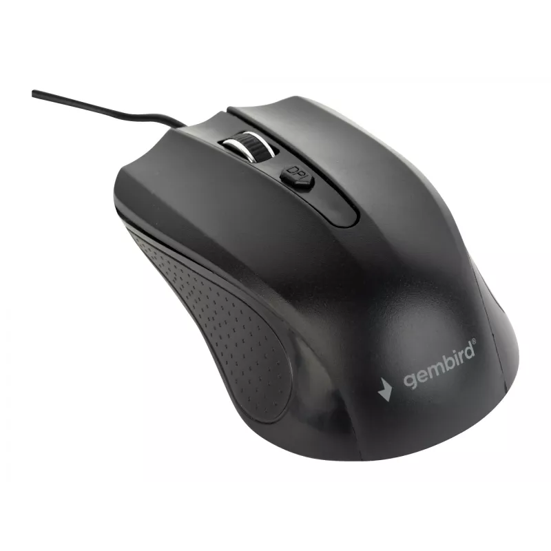 Gembird MUS-4B-01 Ποντίκι αμφιδέξιο USB Type-A Οπτικό 1200 DPI