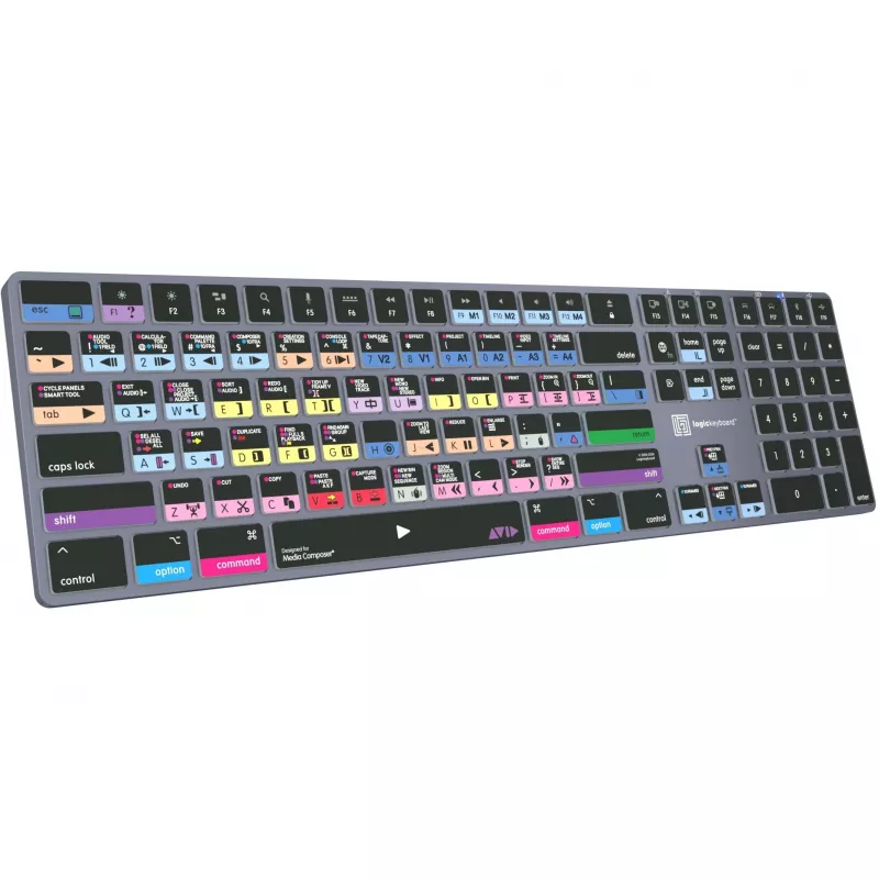Logickeyboard Avid Media Composer - Pro Titan UK Mac - Πληκτρολόγιο - QWERTY