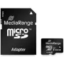MediaRange MR945 - Κάρτα μνήμης Flash (microSDXC με αντάπτορα SD) - 128 GB - UHS-I / Class10 - microSDXC - μαύρο (MR945)
