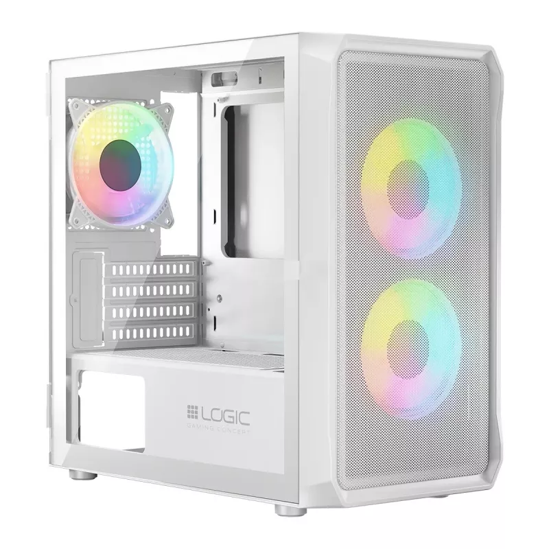Κουτί υπολογιστή Logic PORTOS ARGB MINI USB 3.0 Λευκό