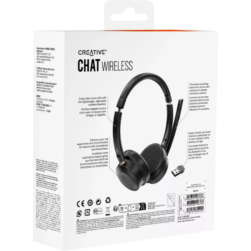 Ακουστικά με μικρόφωνο Chat Wireless