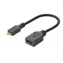 Αλλαγέας φύλου καλωδίου Microconnect HDM19F19MMC HDMI Type-D (Micro) HDMI μαύρο