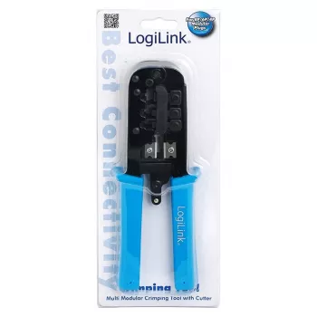 LogiLink WZ0019 πολυεργαλείο crimping, 8P/6P/4P, μαύρο/μπλε