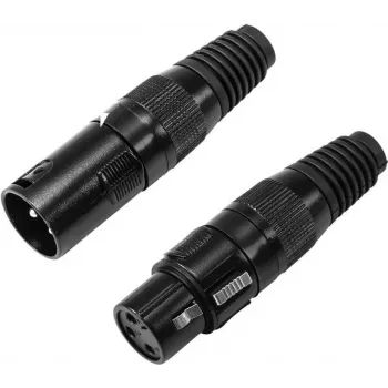 Σύνδεσμος XLR 3-Pin Omnitronic 30200097 — σύνδεσμος σήματος ήχου αρσενικό/θηλυκό