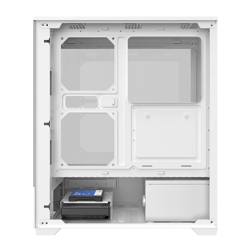 Κουτί υπολογιστή DarkFlash C365 (λευκό) συμβατό με ATX/mATX/Mini-ITX