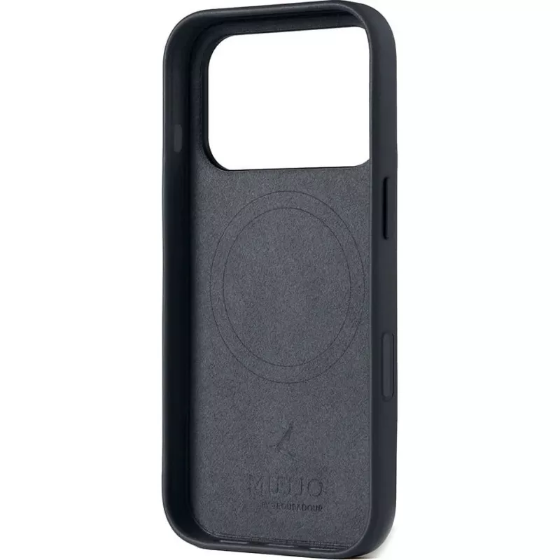 Mujjo Full Leather Case MagSafe Θήκη για iPhone 17 Pro Γκρι
