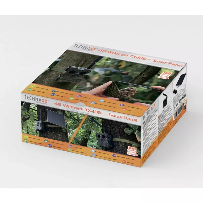 Technaxx 4G Wildcam TX-189 εξωτερική κάμερα 4MP CMOS με ηλιακό πάνελ