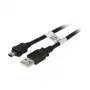 Efb K5251SW.1,8 Καλώδιο USB Μαύρο