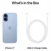 Apple iPhone 17 MG6L4HN/A smartphone 6,3 ιντσών, 256 GB, 8 GB RAM, 5G, έκδοση Ινδίας, Mist Blue
