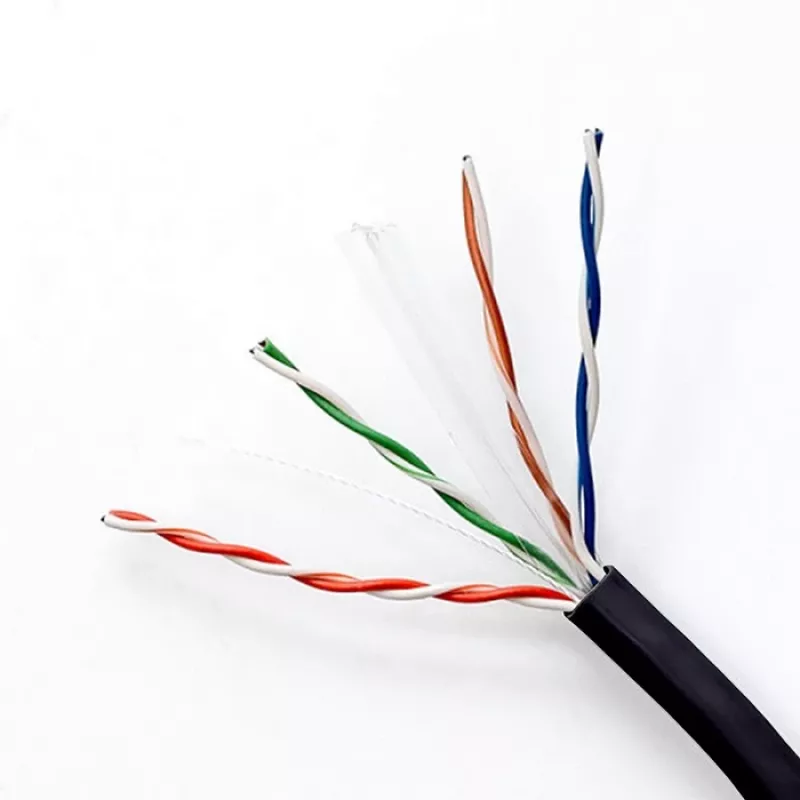 Καλώδιο δικτύου Ethernet QOLTEC CAT6 UTP, 50 m, μαύρο
