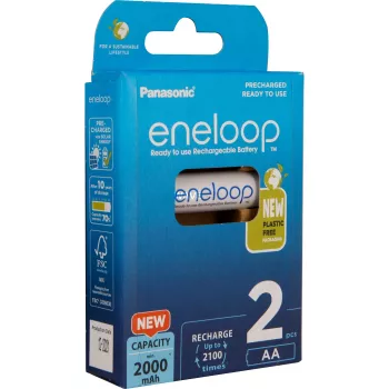 Μπαταρίες PANASONIC ENELOOP AA 2000 mAh 2 τεμ. (BK-3MCDE/2CP)