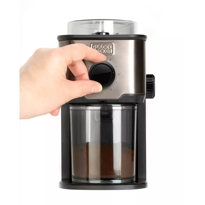 Black & Decker ES9080020B Μύλος καφέ, ανοξείδωτος χάλυβας