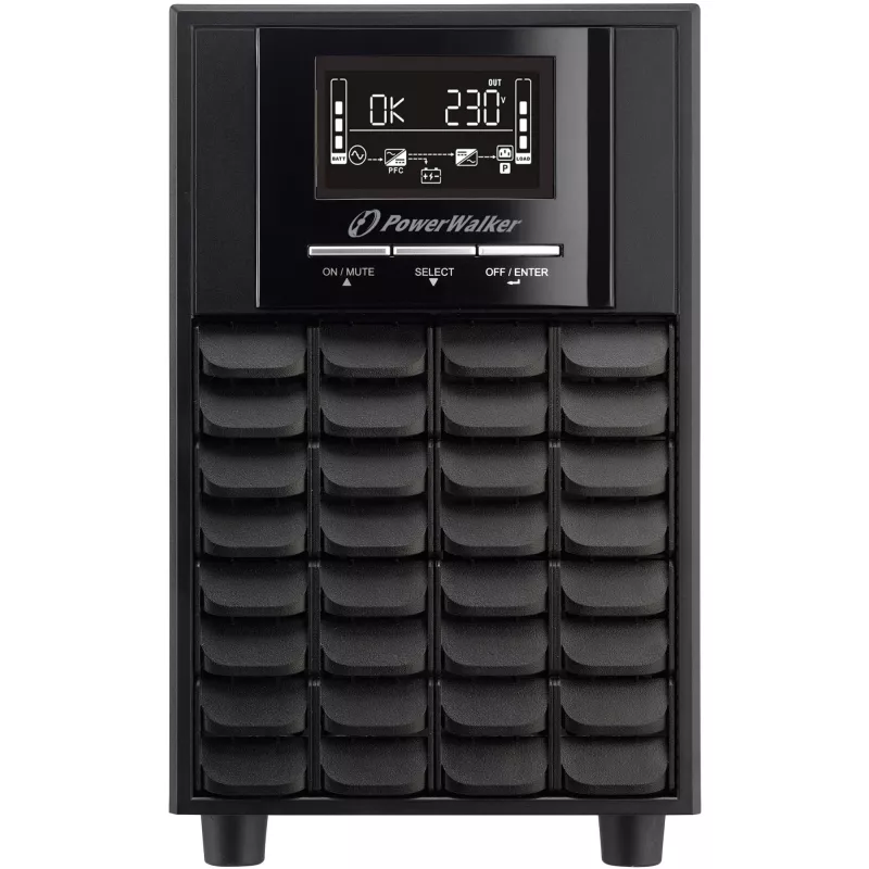PowerWalker VI 1100 CW UPS line-interactive 1100 VA (1,1 kVA), 770 W, 7 Ah, RS-232, USB, μαύρο