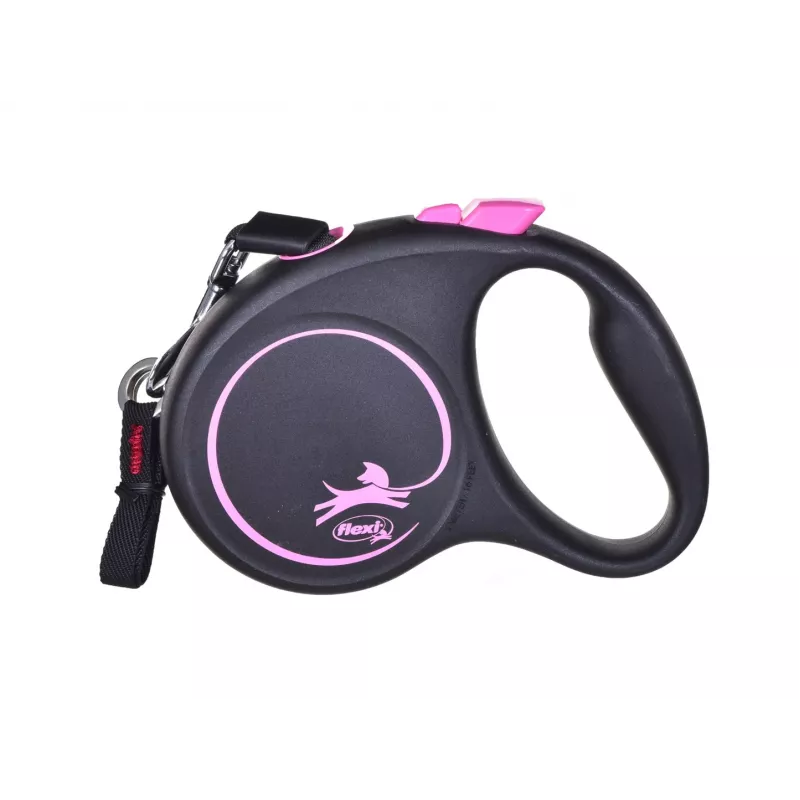 Flexi Black Design S 5 m αυτόματο λουρί σκύλου