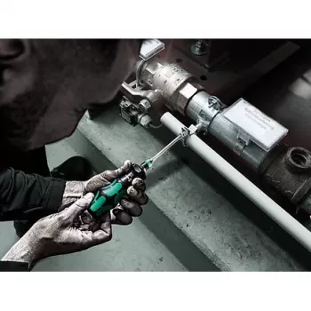 Wera 826 T Kraftform Turbo κατσαβίδι υποδοχής μυτών με Rapidaptor, 1/4 ίντσες