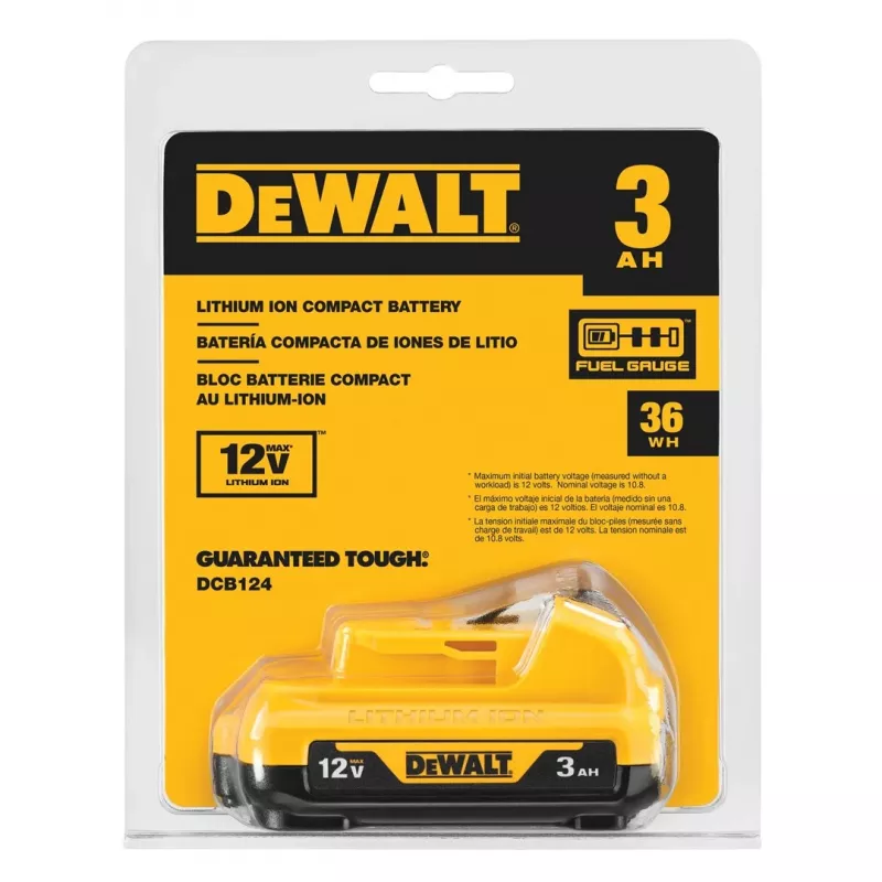 DeWALT DCB124-XJ μπαταρία και φορτιστής για ασύρματα εργαλεία