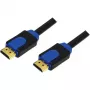 Καλώδιο HDMI LogiLink CHB1102 2m Type A μαύρο/μπλε, 8,16 Gbit/s
