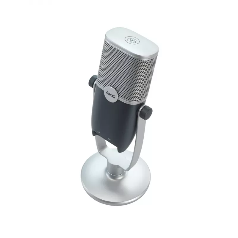 AKG Ara - επαγγελματικό πυκνωτικό μικρόφωνο USB, μπλε-ασημί