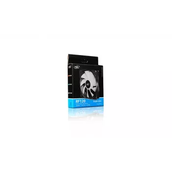 Ανεμιστήρας 120 mm DeepCool RF120W — 1300 rpm, 1,32 mmH2O, διαφανές μαύρο