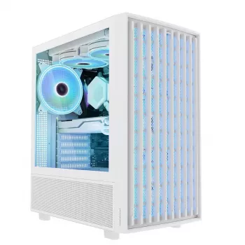 MODECOM BREEZE ARGB Flow MIDI κουτί PC, ATX, USB 3.0 ×2 + USB-C, λευκό