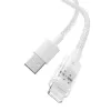 Baseus Gem Καλώδιο γρήγορης φόρτισης USB σε IP 2.4A 2 m Λευκό