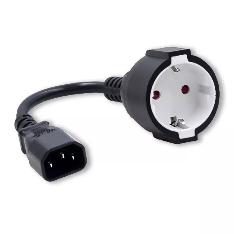 Τροφοδοτικό QOLTEC 53906 IEC 320 C14 σε SCHUKO 16A 250V