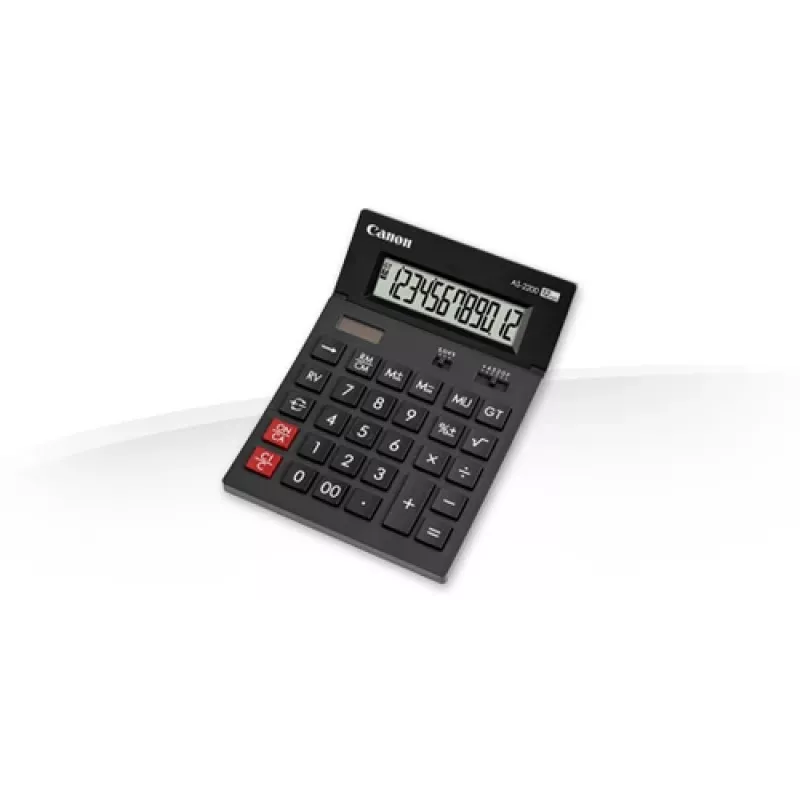 Αριθμομηχανή Canon AS-2200 επιτραπέζια οθόνη μαύρο