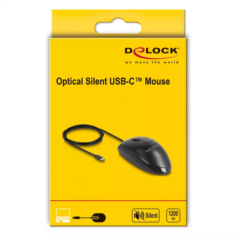 Ποντίκι DeLOCK 12114 USB Type-C οπτικό αμφίχειρο