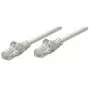 Intellinet καλώδιο δικτύου patch, Cat5e, 5 m, γκρι, CCA, U/UTP, PVC, RJ45, επιχρυσωμένες επαφές, snagless, προστασία κάμψης, εφ' όρου ζωής εγγύηση