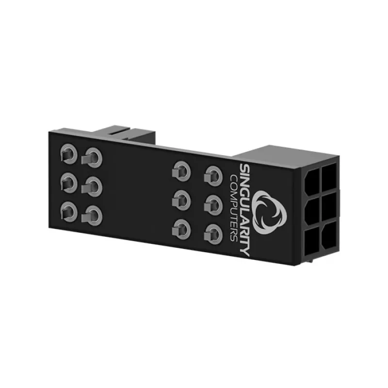 Αντάπτορας Triton Singularity Shift 6-Pin-PCIe-90° — γωνιακή σύνδεση τροφοδοσίας PCIE