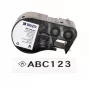 Brady M4C-1000-422 Ετικέτες πολυεστέρα, μαύρο σε λευκό, 25,4 mm x 7,62 m