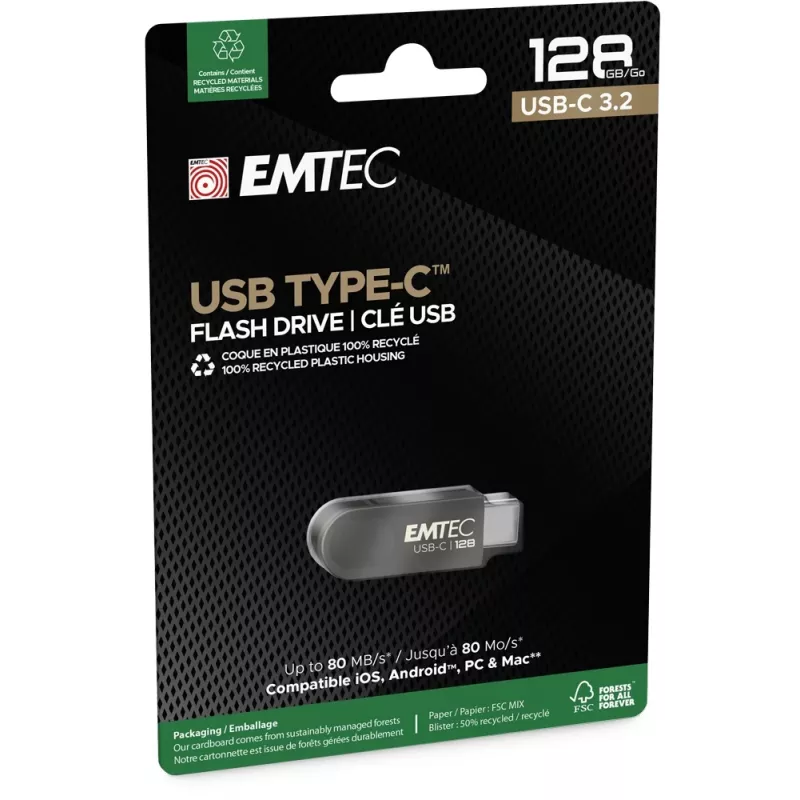 USB stick Emtec 128 GB USB Type-C 3.2 Gen 1 C280