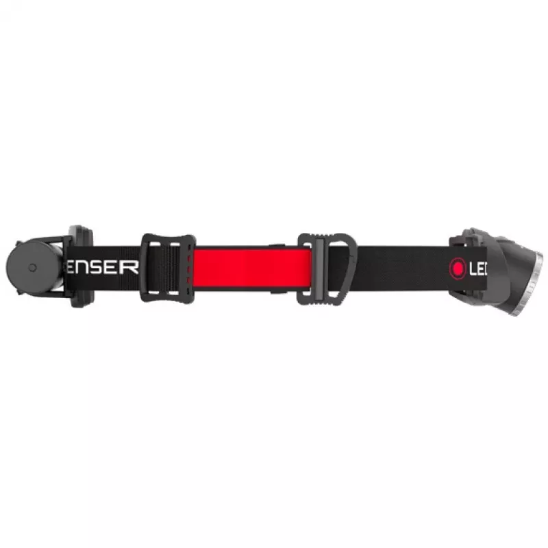 Ledlenser H8R μαύρος, κόκκινος φακός κεφαλής LED