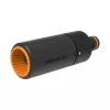 Fiskars 1027088 ακροφύσιο λάστιχου με αδιαβάθμητη ρύθμιση ψεκασμού, μαύρο/πορτοκαλί