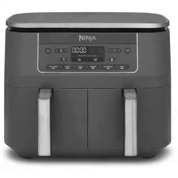 Φριτέζα αέρος Ninja DZ300EU Dual Zone, 7,6 l (2 x 3,8 l), 2400 W, 240 °C, γκρι