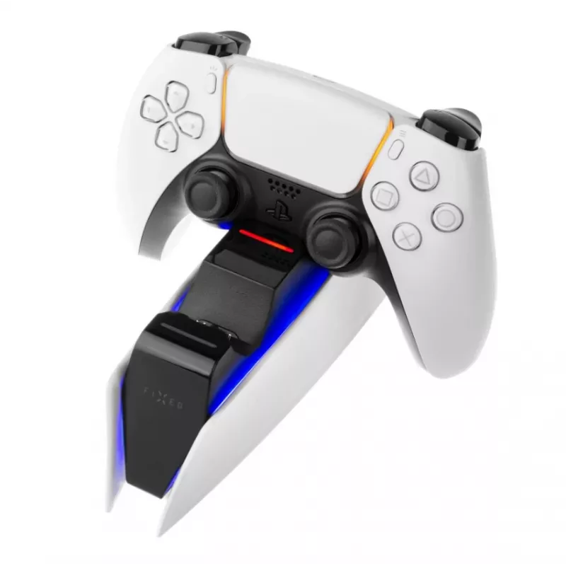 Σταθμός φόρτισης FIXED FIXPS5-DCC-BW για PlayStation 5 ενσύρματο μαύρο λευκό