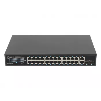Unmanaged switch Lanberg RSGE-24P-2GE-2S-250 24 θύρες τοποθέτηση σε rack