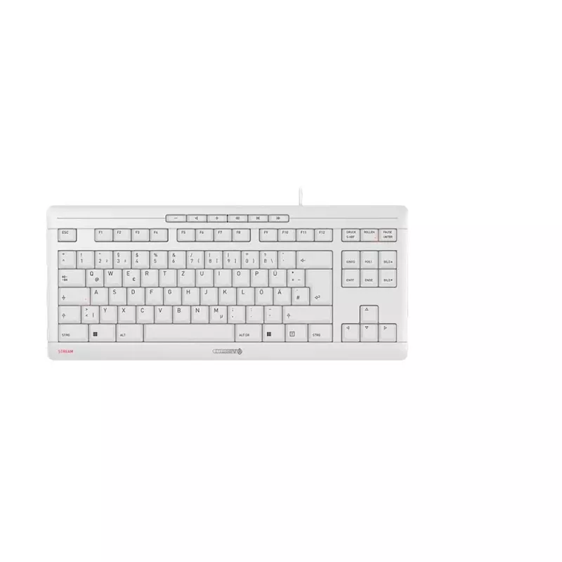 CHERRY STREAM TKL πληκτρολόγιο Universal USB QWERTZ Γερμανικό λευκό