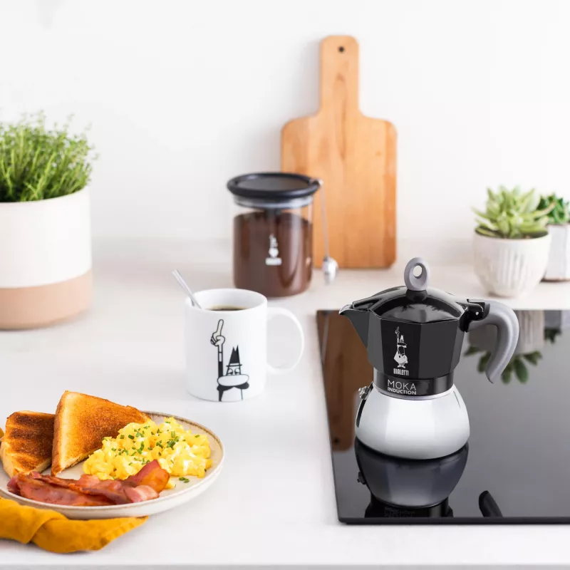 Bialetti Moka Induction Καφετιέρα Moka 2 Φλιτζάνια