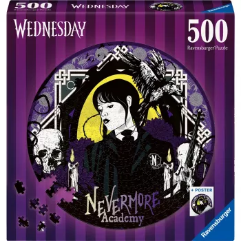 Στρογγυλό παζλ Wednesday (500 τεμάχια)