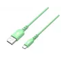 Καλώδιο TB USB-C 1m πράσινο; AKTBXKUCMISI10Z