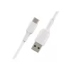 Καλώδιο PVC USB-C σε USB-A 15 cm λευκό