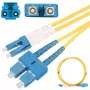 Καλώδιο patch Extralink SC/UPC σε LC/UPC, Singlemode G.652D, Duplex PVC, 3 mm, 1 m