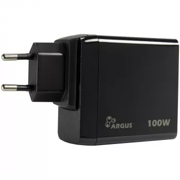 Φορτιστής PD INTER-TECH PD-3100 100W USB-C μαύρο γρήγορο τροφοδοτικό