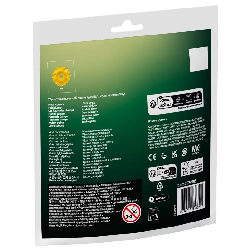 30701 Botanicals Αγριολούλουδα, παιχνίδι κατασκευών