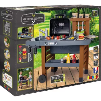 Garten Kitchen, Παιδική κουζίνα γκρι/καφέ