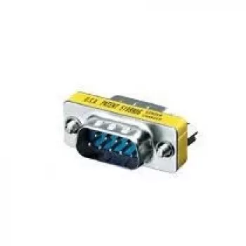 Equip Σειριακός RS232 DB9 Αντάπτορας Αντάπτορας Βύσμα αρσενικό σε Βύσμα αρσενικό, DB-9, DB-9, Ασημί