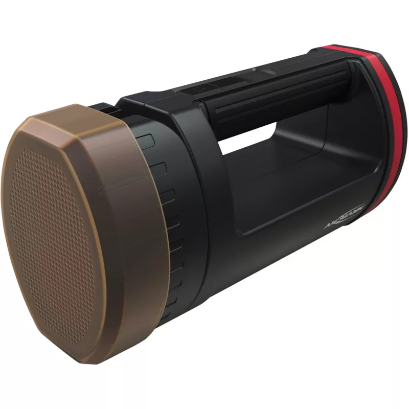 Ansmann HS20R Pro 1600-0223 φορητός προβολέας LED χειρός 20 W, IP20, 3 λάμπες, μαύρο/κόκκινο