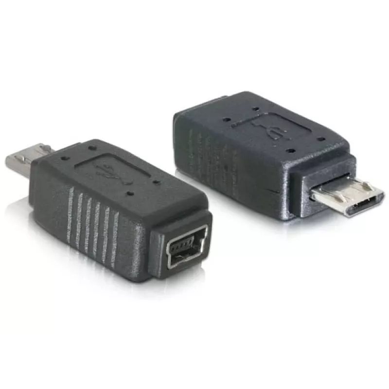 Αντάπτορας USB micro-B αρσενικό σε Mini-USB 5 ακίδων DeLOCK 65063