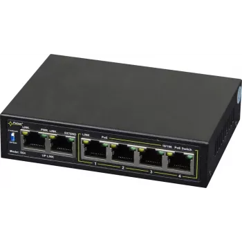 Διακόπτης δικτύου PULSAR Switch POE Pulsar S64 4 θύρες 2 Uplink